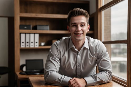 商務時尚著裝得體職業男性攝影圖片 設計素材