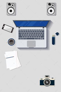 商務簡約辦公用品背景圖片免費下載 廣告背景 psd 千庫網 圖片編號5256039