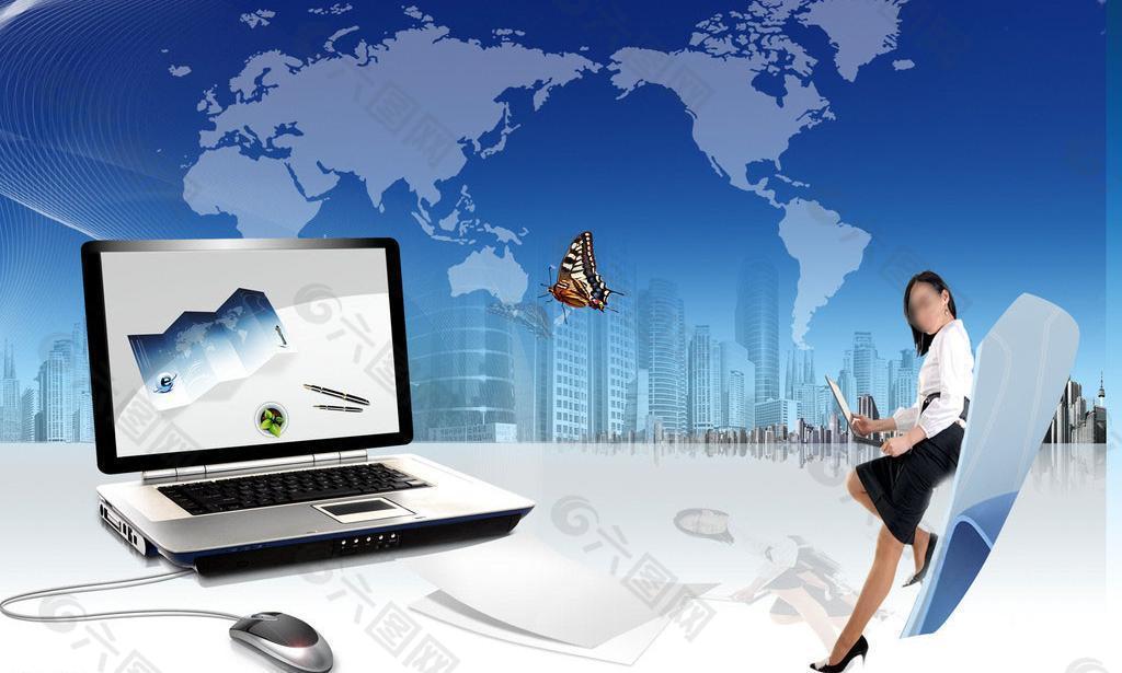 電子商務圖片矢量圖免費下載(圖片編號:1038834)_六圖網16pic.com