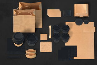 快餐食品包裝vi貼圖模板圖片設計素材 高清psd下載 66.37mb 商務vi樣機大全