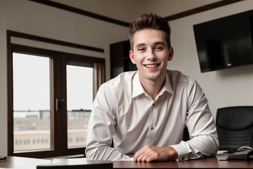 商務時尚著裝得體職業男性攝影圖片 設計素材