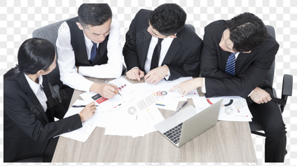 商務人士在開會