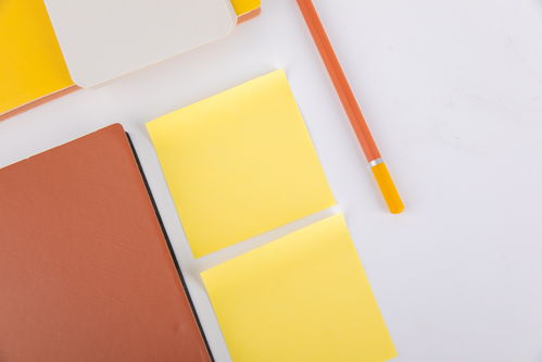 便利貼辦公用品商務攝影圖 攝影